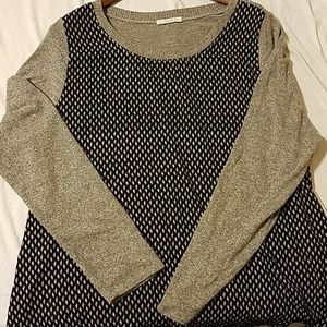 Le Lis Stitchfix Brand Mixed Media blouse